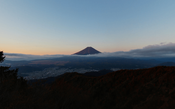 三ツ峠山からの富士山